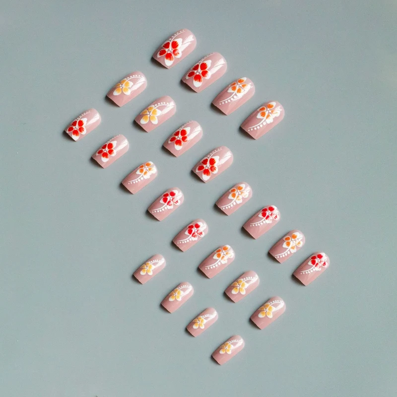 Floral Acryl-Nagelkunst-Design-Set 1790958182