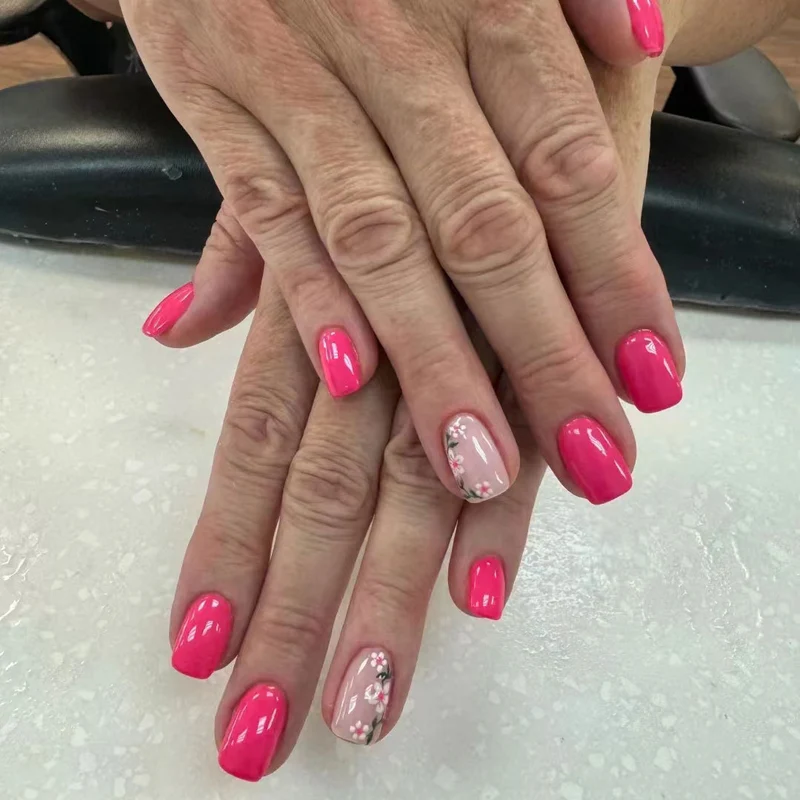 Blumenakzent Nagelkunstset