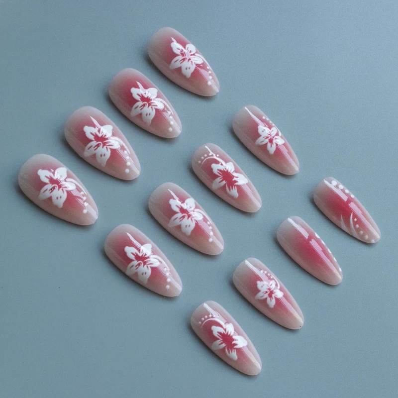 Premium Floral Gel Nagelkunst