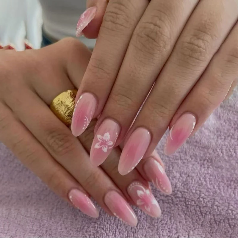 Premium Floral Gel Nagelkunst