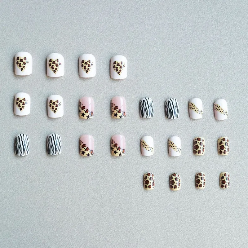Trendy Tierdruck Nagelkunst 1790957446