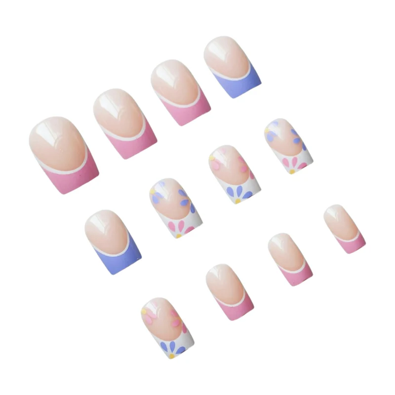 Florale Akzent Nagelkunstset