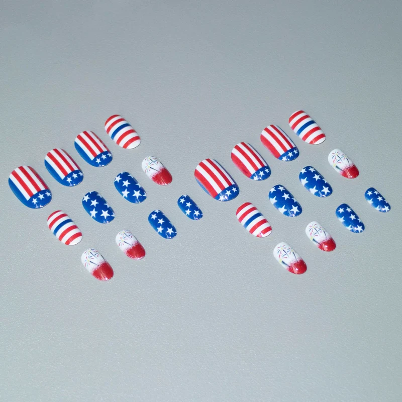 Patriotische Nail Art