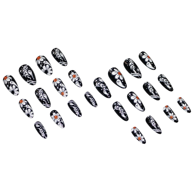 Gothic Floral Nail Art Set