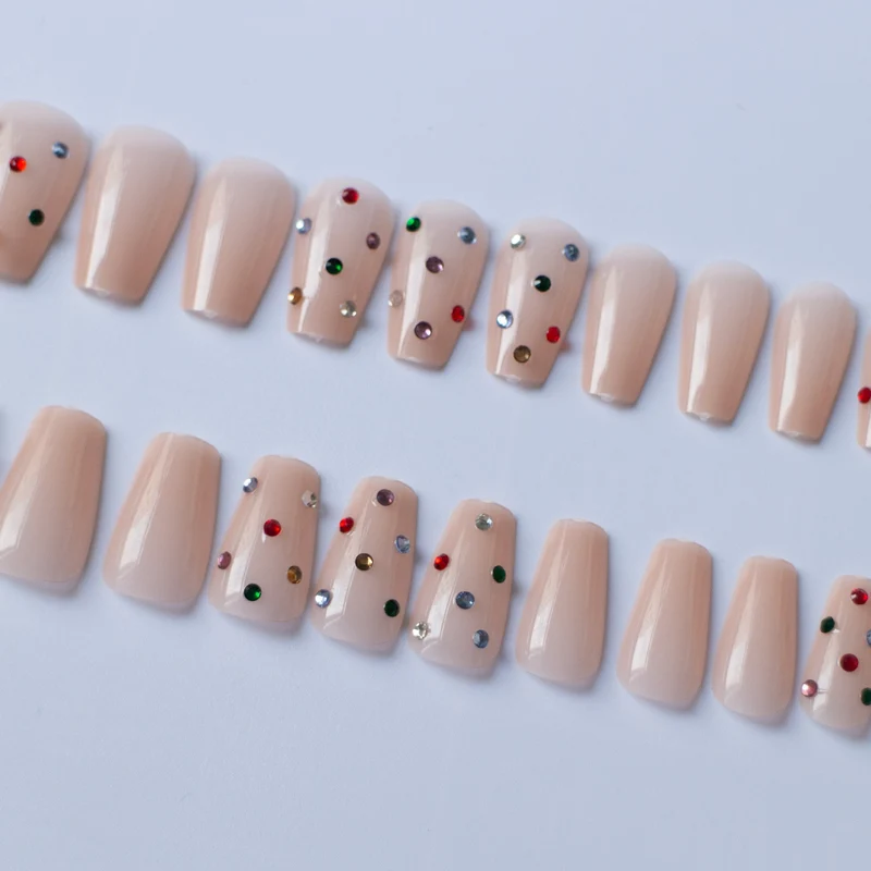 Glitzerndes Strass-Nagelkunst-Set