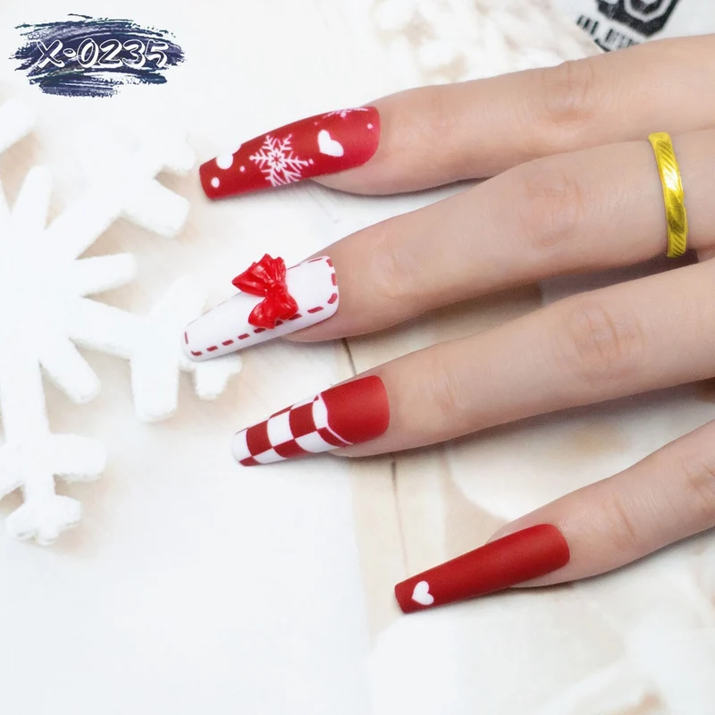 Festliches Winter-Themen Nagelkunstset