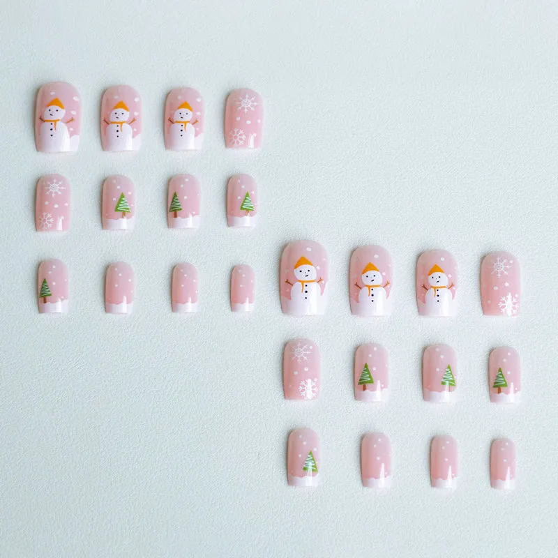 Festliches Winter-Nagelkunst-Set