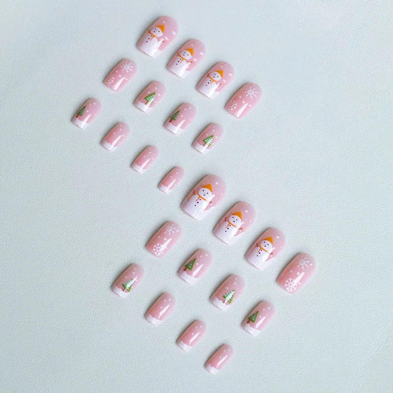 Festliches Winter-Nagelkunst-Set