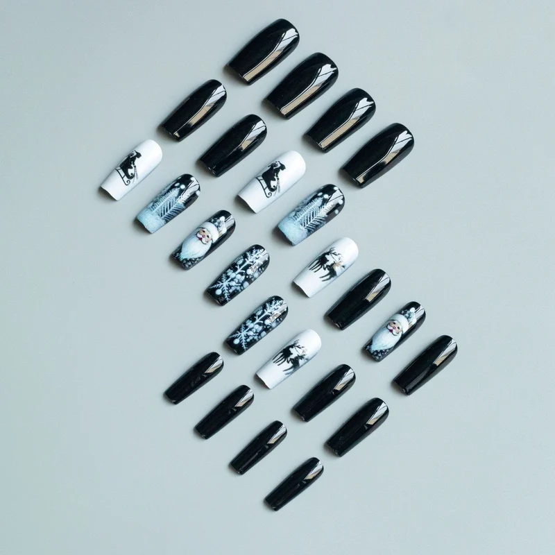 Festliches Winter-Nagelkunst-Design-Kit