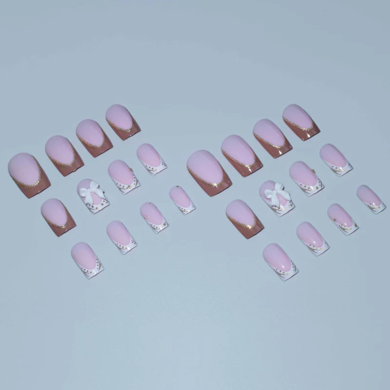 Elegantes Französisch Tipp Nagelkunstset