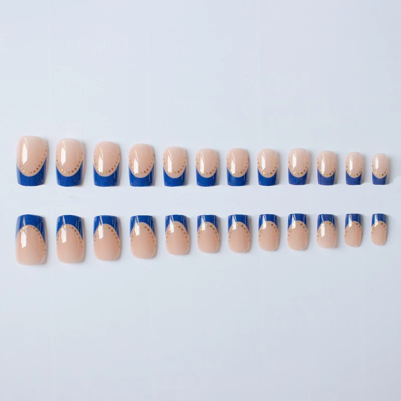 Elegantes French Tip Gel Nagel Kunst Kit