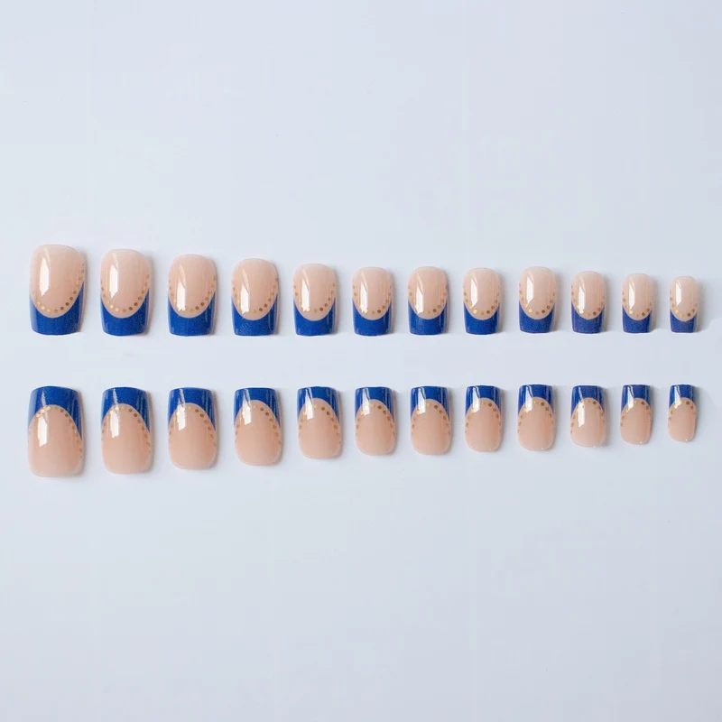 Elegantes French Tip Gel Nagel Kunst Kit