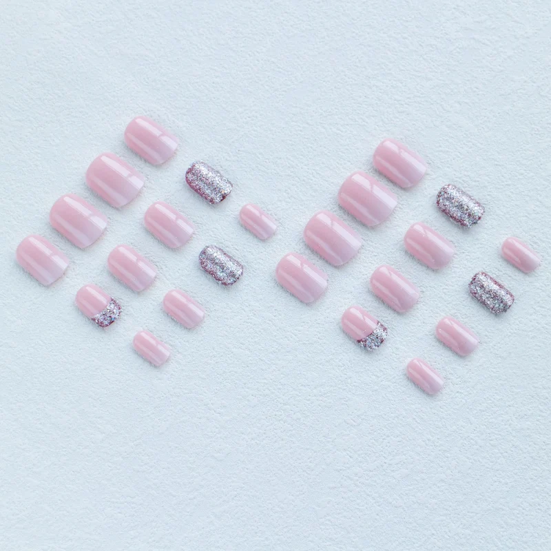 Glamourös Glitter Nagelkunst Set