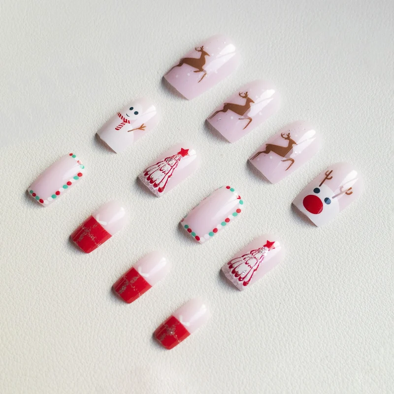 Festliches Feiertags-Nagelkunst-Set