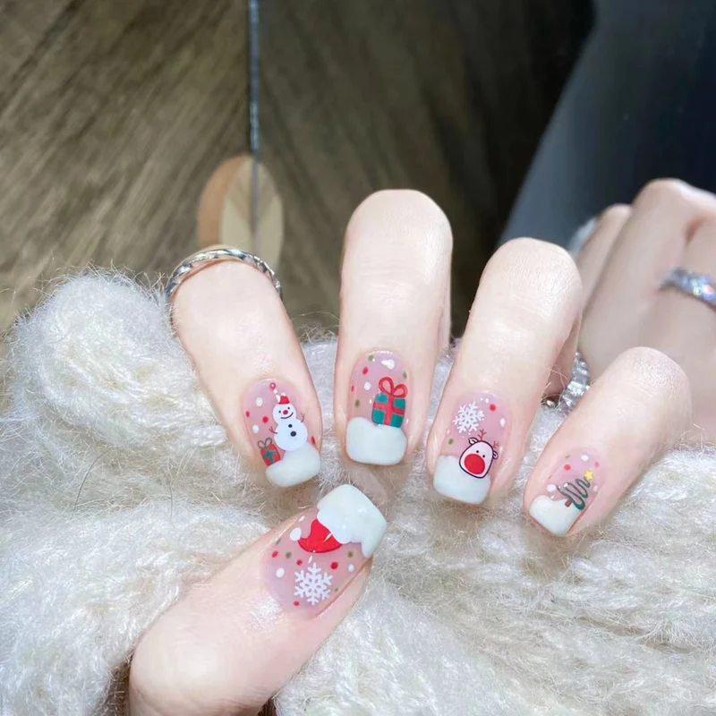 Festliches Feiertags-Nagelkunst-Set