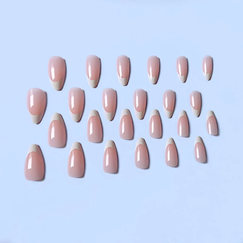 Elegantes Französisch Spitz Acryl Nagel Kunst Set 1790958235