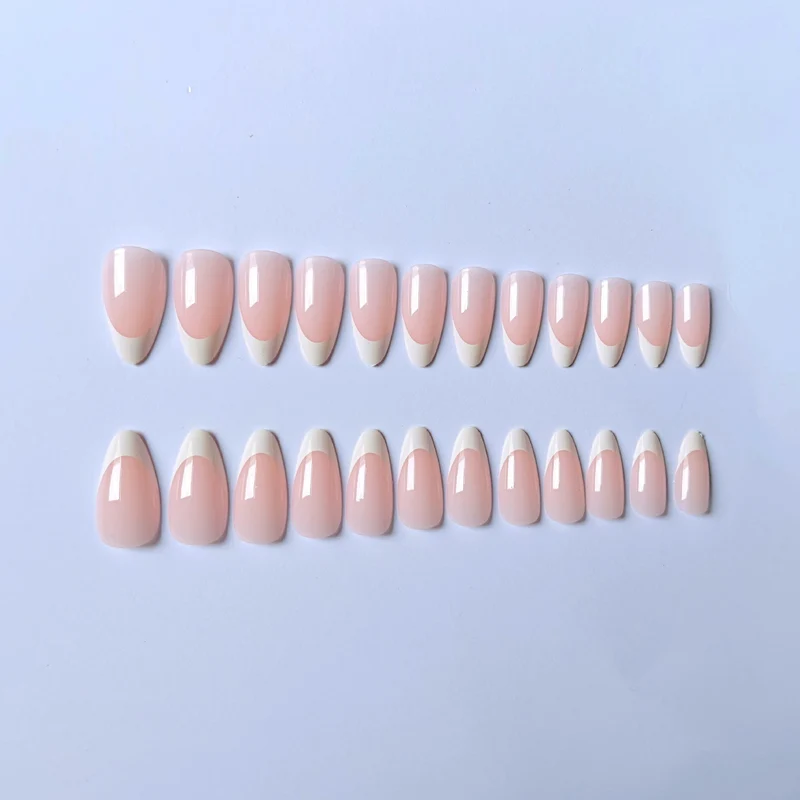 Elegantes Französisch Spitz Acryl Nagel Kunst Set 1790958235