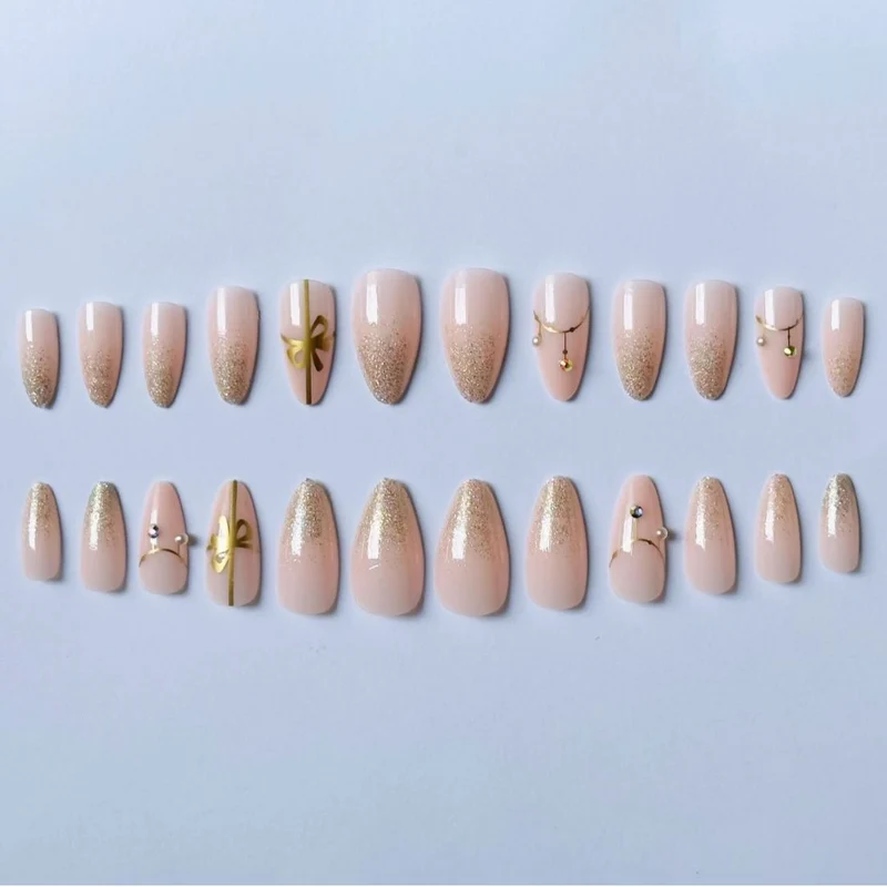 Nail Art Design Kit mit Perlen und Glitzer