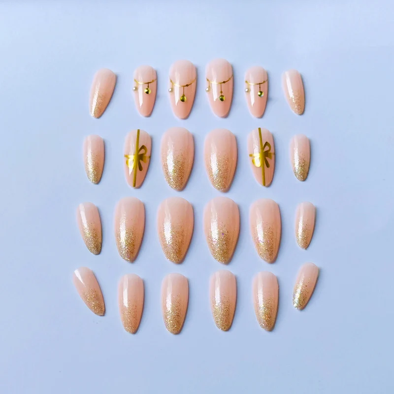 Nail Art Design Kit mit Perlen und Glitzer