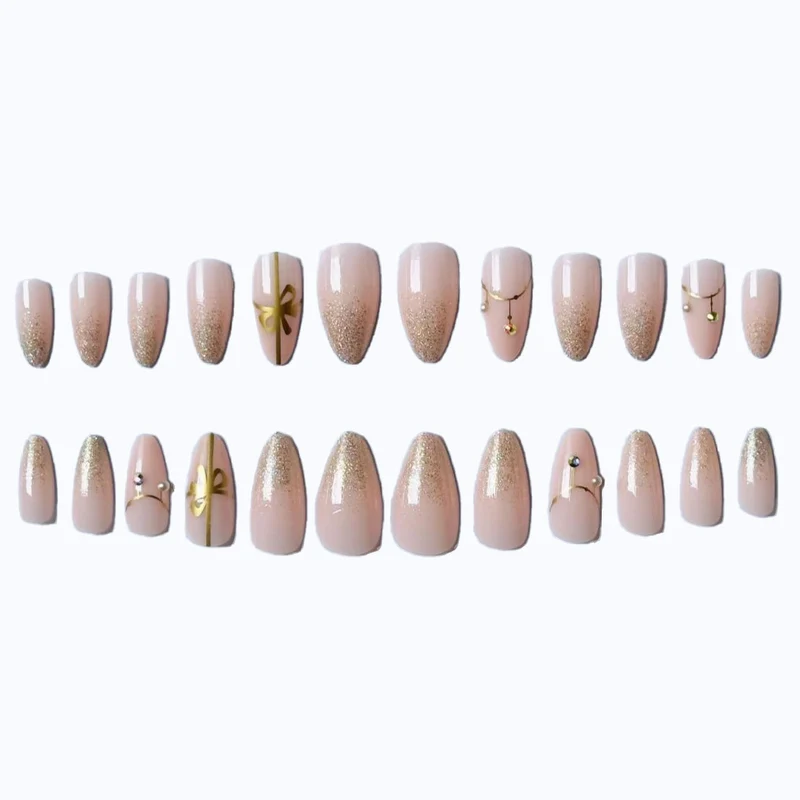 Nail Art Design Kit mit Perlen und Glitzer