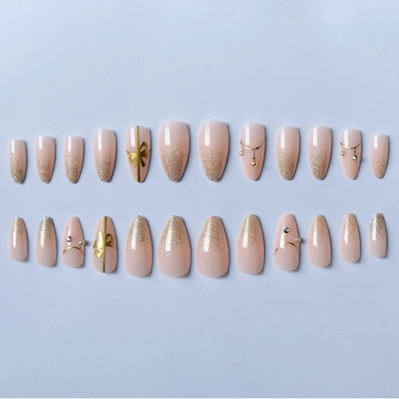 Nail Art Design Kit mit Perlen und Glitzer