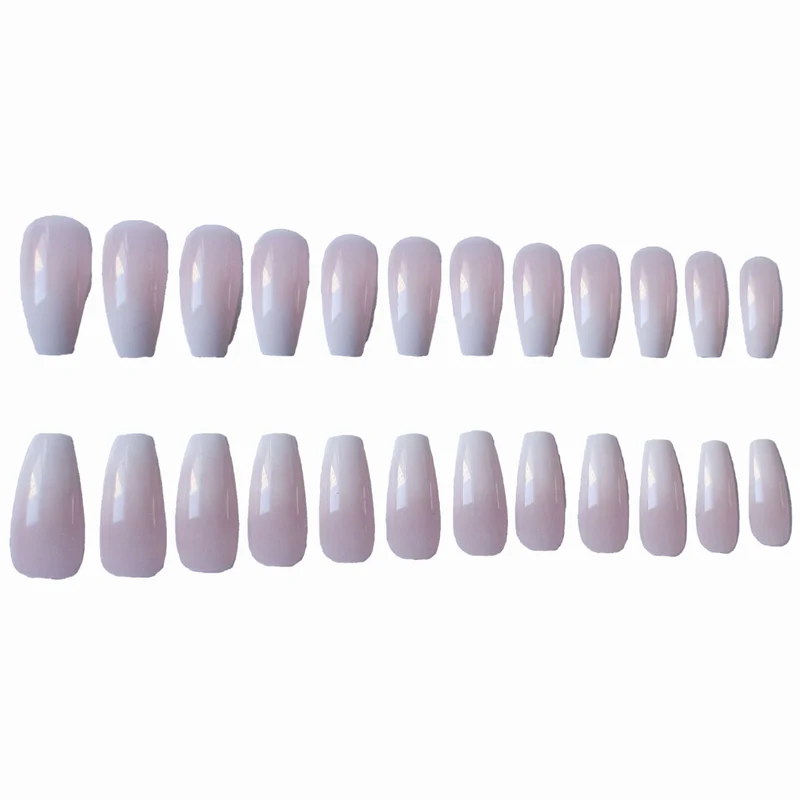 Elegante Faux-Mandel-Form Druck-Nägel