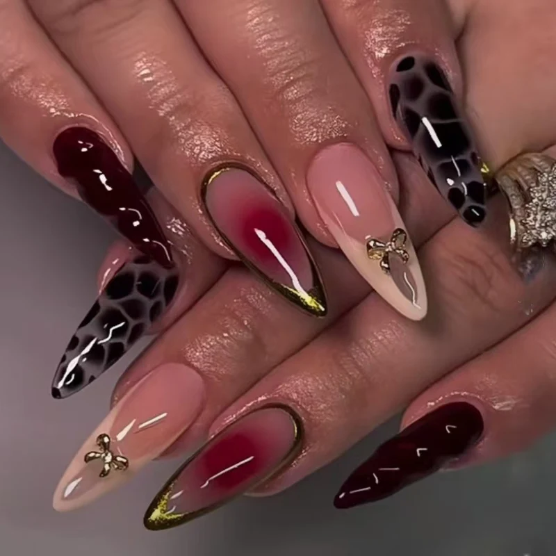 Elegantes Künstlerisches Acrylnageldesign-Set