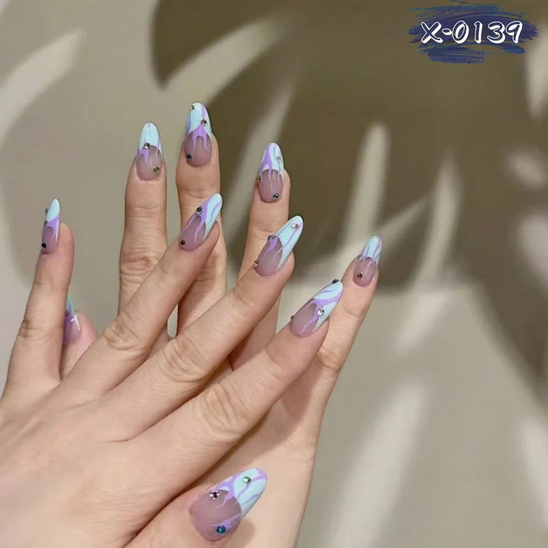 Elegantes Abstraktes Nagelkunst Design Kit
