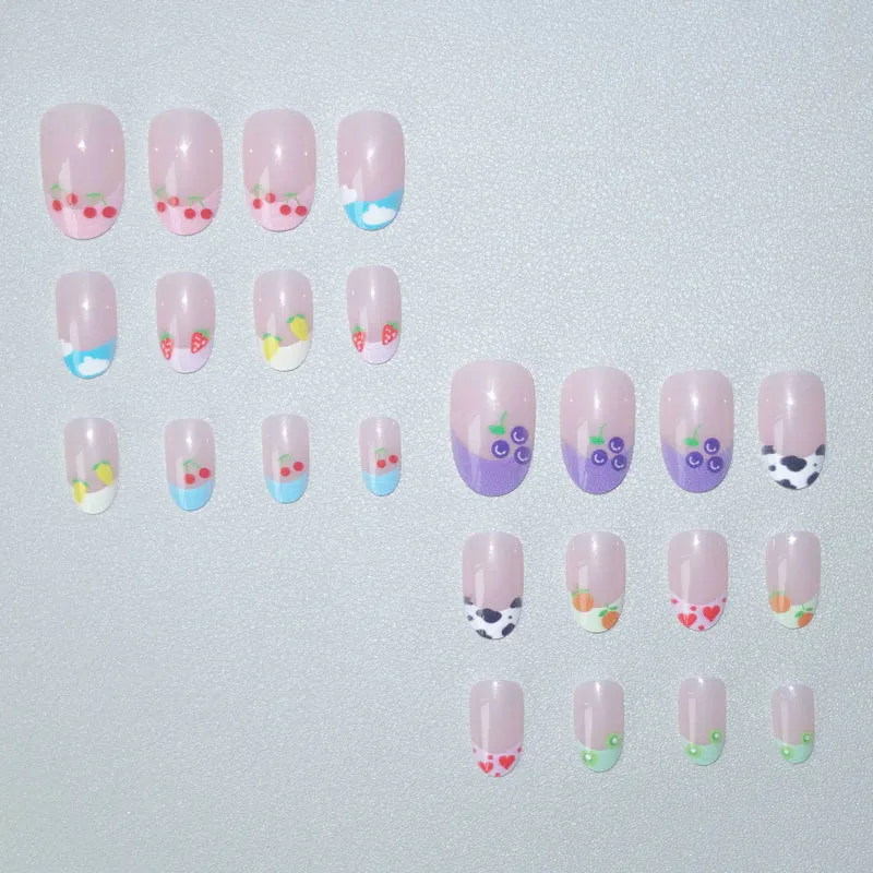 Kreatives fruchtartiges Nagelkunst-Set
