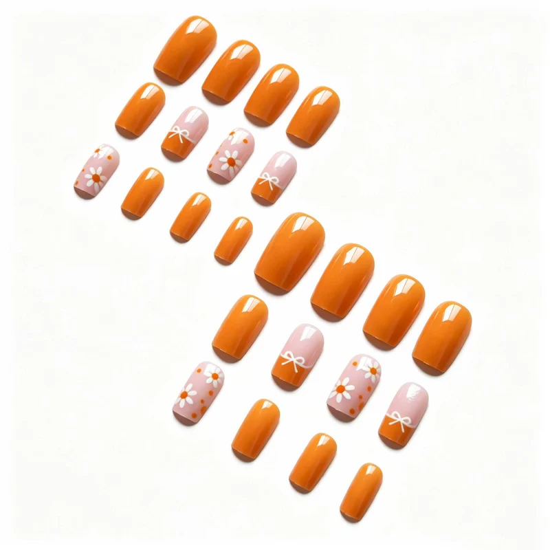 Kreatives Floral Nail Art Set