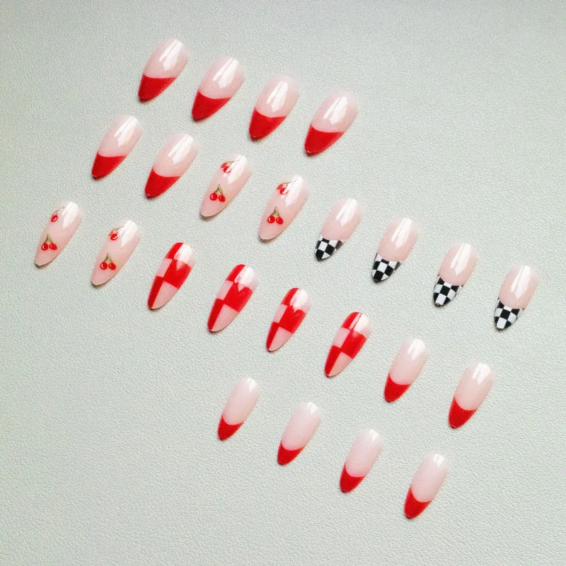 Kreatives Kirschmuster Nagelkunstset