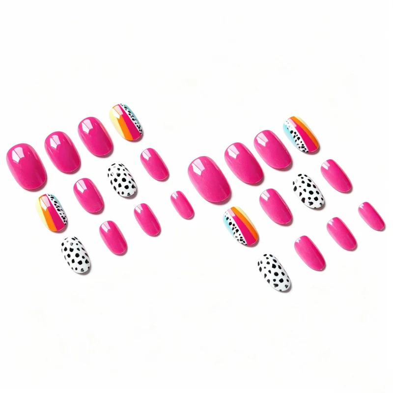 Kreative Abstrakte Nagelkunst