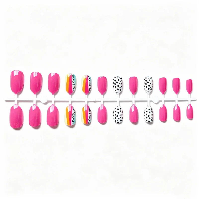 Kreative Abstrakte Nagelkunst
