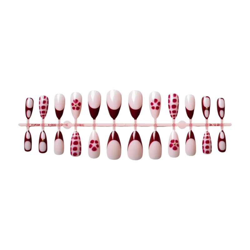 Künstlerisches Nageldesign-Set mit Edelsteinen
