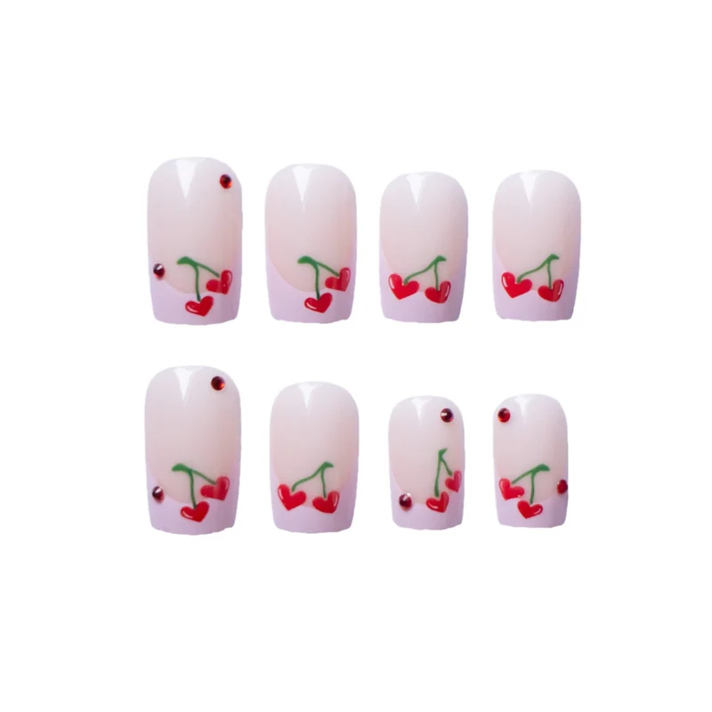 Kirsche-Themen Nagelkunst Set