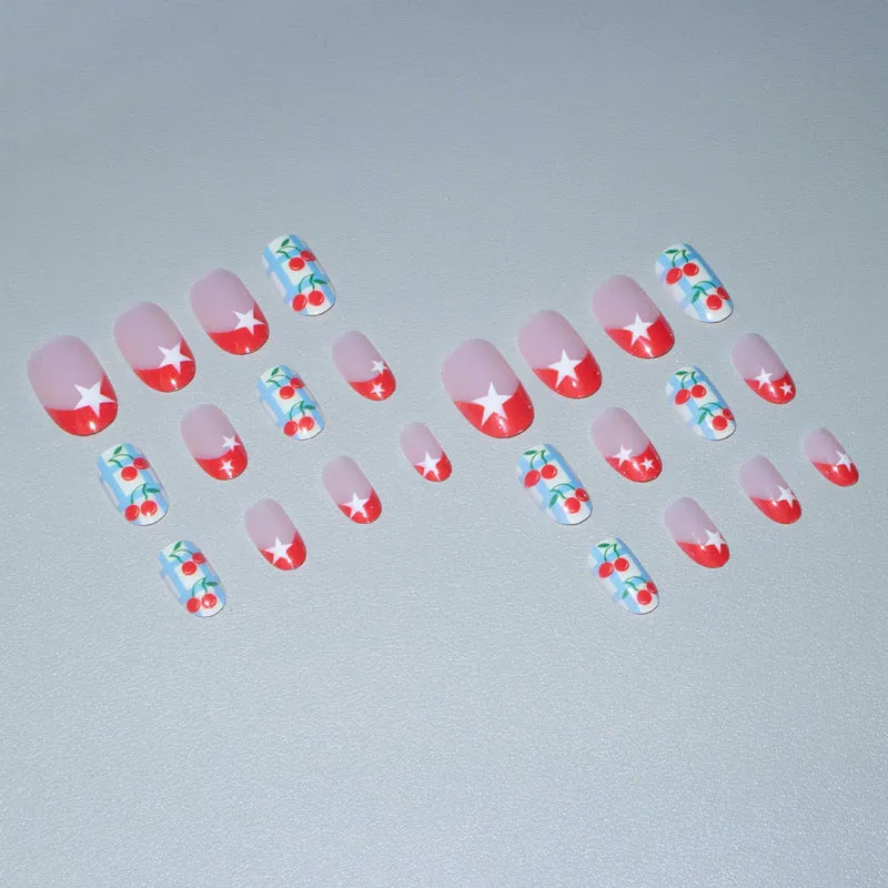 Kirschblüten-Themen-Nagelkunst-Set