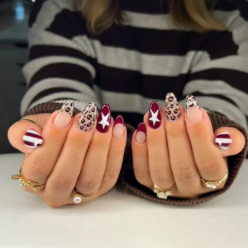 Dekoratives Künstlerisches Nagelkunst-Set