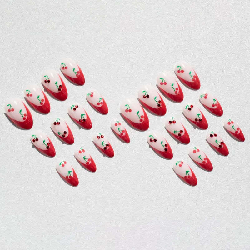 Kirschblüten Akzent Nagelkunst