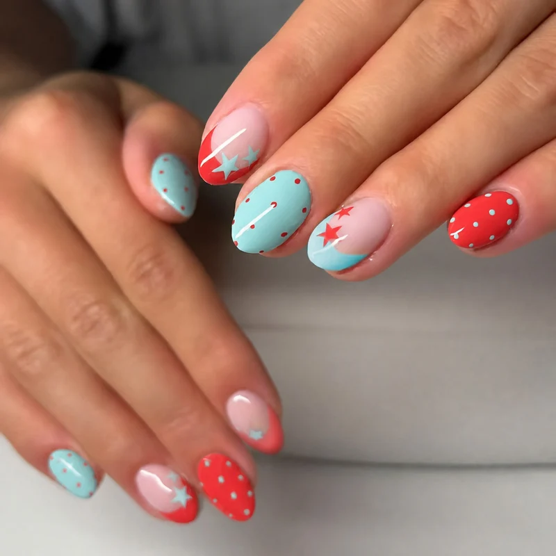 Kreatives thematisches Nagelkunstset