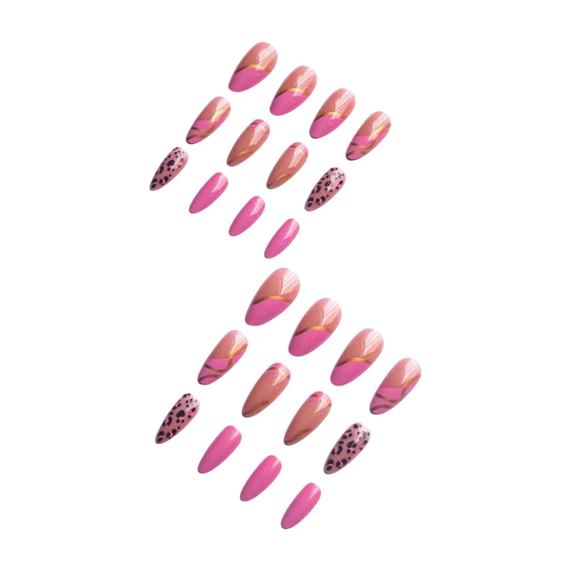 Künstlerisches Nail Art Design Set mit glamourösen metallischen Akzenten