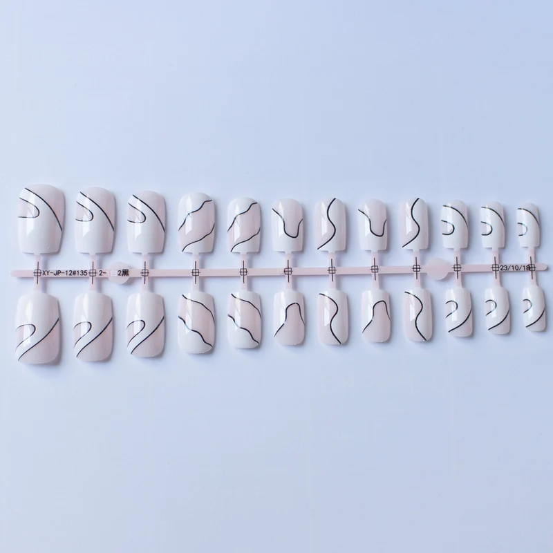 Künstlerisches abstraktes Nageldesign-Set