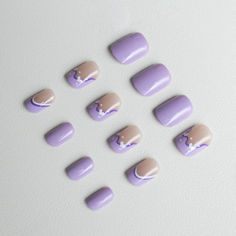 Künstlerisches französisches Spitzen-Nageldesign-Kit