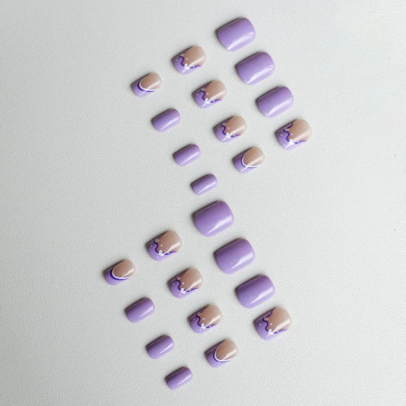 Künstlerisches französisches Spitzen-Nageldesign-Kit