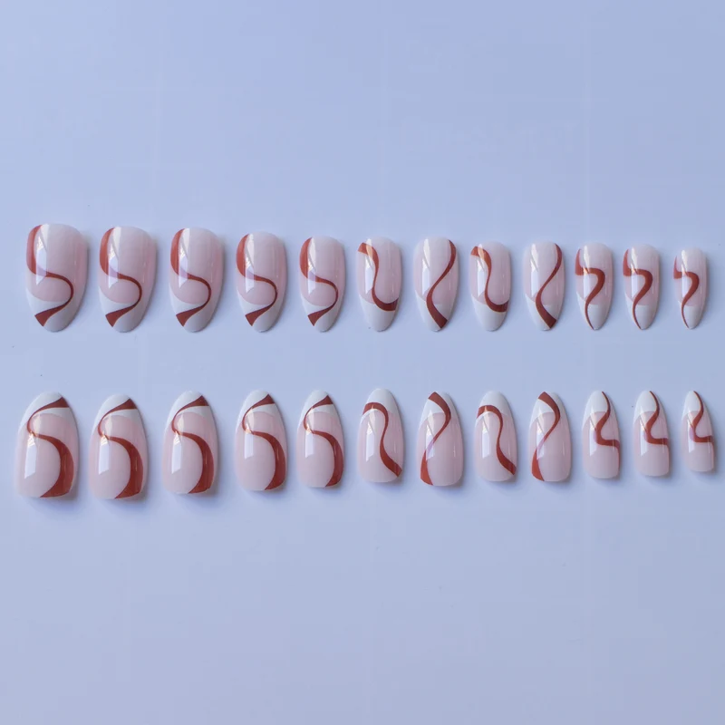 Künstlerisches Wirbelmuster Nagelkunst Set