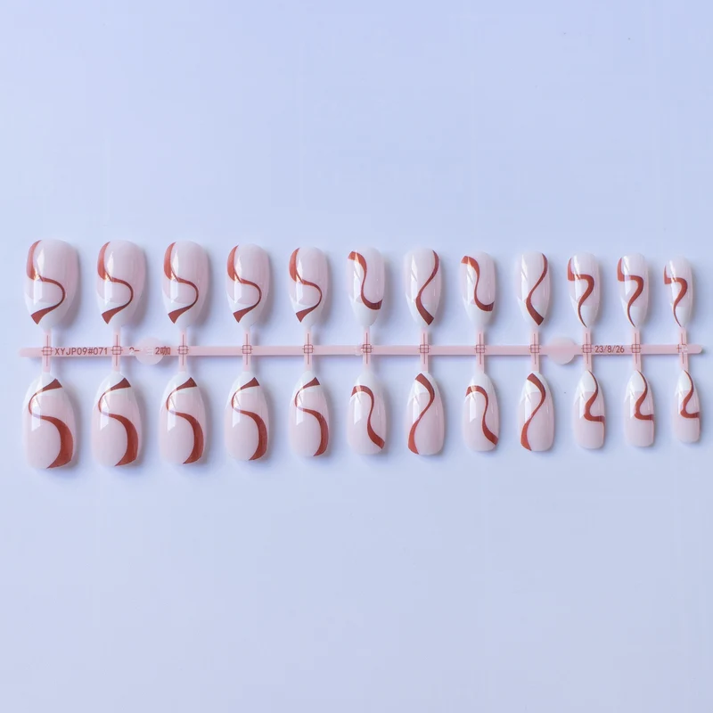 Künstlerisches Wirbelmuster Nagelkunst Set