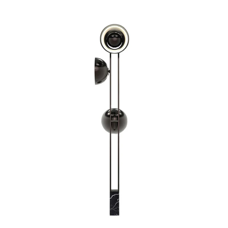 Moderne Stehlampe mit Marmorbasis