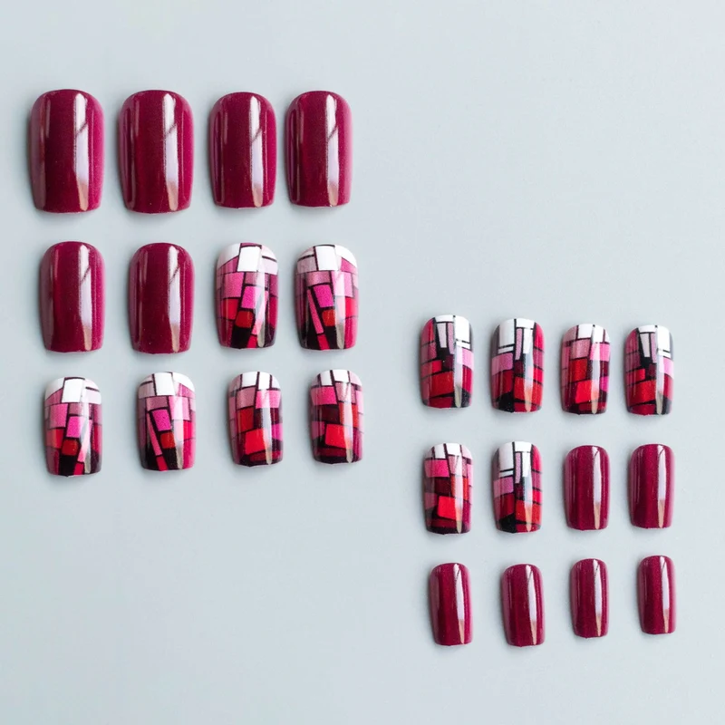 Künstlerisches Mosaik-Nagelkunst-Set