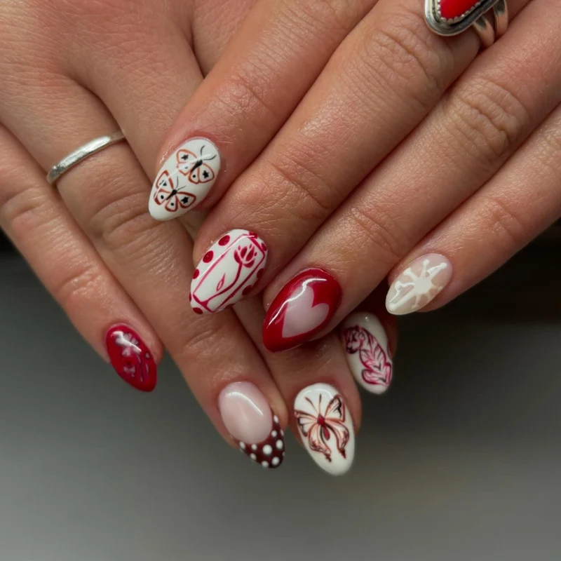 Künstlerisches Maniküre Nagelkunst Set