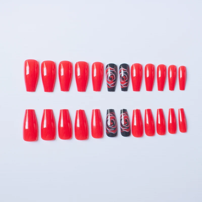 Künstlerisches Langne Nail Art Design