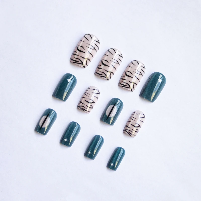 Künstlerisches Abstraktes Nagelkunstset